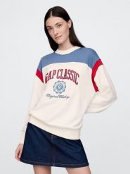GAP Bluza w kolorze kremowym rozmiar: XL. Brązowe bluzy damskie GAP, xl, bez wzorów, bez kaptura. Za 136.13 zł.