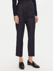 Weekend Max Mara Spodnie materiałowe Caldaia 2525136152 Granatowy Regular Fit. Niebieskie spodnie materiałowe damskie Weekend Max Mara, bez wzorów, z materiału. Za 899.99 zł.