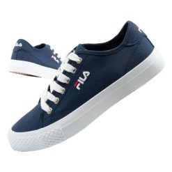 Buty sportowe trampki damskie Fila Pointer Classic. Niebieskie trampki damskie Fila, bez wzorów, bez zapięcia. Za 99.00 zł.