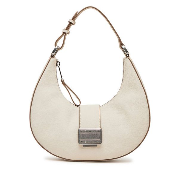 Torebka Tommy Jeans. Brązowe torebki klasyczne damskie Tommy Jeans, z jeansu, bez dodatków. Za 279.99 zł.