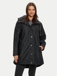 Roxy Kurtka przeciwdeszczowa Rain Road ERJJK03608 Czarny Regular Fit. Czarne kurtki damskie Roxy, s, bez wzorów, z syntetyku, bez kaptura. Za 289.99 zł.