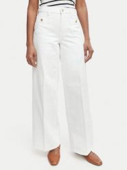 Tommy Hilfiger Jeansy 70s WW0WW48576 Biały Wide Leg. Białe jeansy damskie Tommy Hilfiger. Za 649.99 zł.