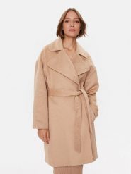 Guess Płaszcz przejściowy W3BL38 WFR22 Beżowy Regular Fit. Brązowe płaszcze damskie Guess, s, z aplikacjami, z syntetyku, bez kaptura. Za 949.99 zł.