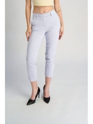 Marks & Spencer Spodnie chino w kolorze błękitnym rozmiar: 44. Niebieskie spodnie materiałowe damskie Marks & Spencer, bez wzorów. Za 51.95 zł.