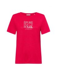 Street One Koszulka damska Kobiety czerwony jednolity, 36. Czerwone koszulki damskie Street One, bez wzorów, z syntetyku, bez kołnierzyka, bez ramiączek. Za 149.95 zł.