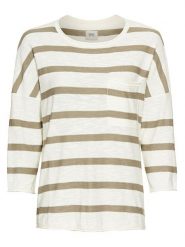 Camel Active Sweter w kolorze kremowym rozmiar: L. Brązowe swetry klasyczne damskie Camel Active, l, z bawełny, bez kołnierzyka. Za 173.99 zł.