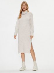 Noisy May Sukienka dzianinowa 27026911 Écru Comfort Fit. Sukienki damskie Noisy may, bez wzorów, z dzianiny, bez ramiączek. Za 149.99 zł.