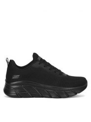 Skechers Sneakersy BOBS B FLEX HI 117385 BBK Czarny. Czarne obuwie sportowe damskie Skechers, z materiału, bez zapięcia. Za 299.99 zł.