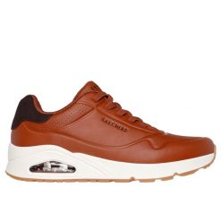 Sneakersy damscy Skechers Uno Tailored Air. Brązowe obuwie sportowe damskie Skechers, bez zapięcia. Za 370.20 zł.