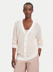 Fracomina Kardigan FS26ST8004K41501 Beżowy jasny Regular Fit. Brązowe kardigany damskie Fracomina, s, bez wzorów, z lyocellu. Za 539.99 zł.