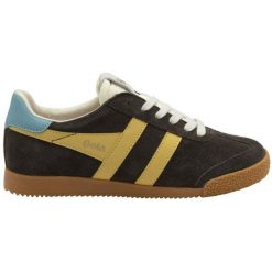 Sneakersy damscy Gola Elan Trainer. Brązowe obuwie sportowe damskie Gola, bez zapięcia, trekkingowe. Za 468.00 zł.