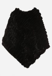 Czarne Ponczo Ozdobione Tłoczeniem Dairis. Czarne swetry klasyczne damskie Born2be, uniwersalny, z jeansu, bez kołnierzyka. Za 159.99 zł.