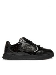 KARL LAGERFELD Sneakersy Kourtney KL63025 Czarny. Czarne obuwie sportowe damskie KARL LAGERFELD, ze skóry, bez zapięcia. Za 599.99 zł.