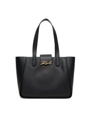 KARL LAGERFELD Torebka A3W30133 Czarny. Czarne torebki klasyczne damskie KARL LAGERFELD, ze skóry, bez dodatków. Za 1,399.00 zł.