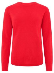 Zwillingsherz Kaszmirowy sweter w kolorze czerwonym rozmiar: L. Czerwone swetry klasyczne damskie Zwillingsherz, l, z kaszmiru, bez kołnierzyka. Za 383.93 zł.