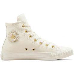 Buty sportowe Converse Chuck Taylor As. Brązowe obuwie sportowe casual damskie Converse, ze skóry ekologicznej, bez zapięcia. Za 381.50 zł.