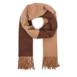 Szalik Guess. Brązowe szaliki damskie Guess, z aplikacjami. Za 194.99 zł.