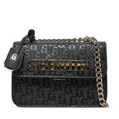 Torebka Steve Madden. Czarne torebki wieczorowe damskie Steve Madden, bez wzorów, bez dodatków. Za 279.99 zł.