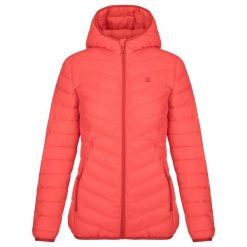 Kurtka damska LOAP Irmania - wodoodporna, fluo koralowy róż. Czerwone kurtki damskie LOOP, na zimę, bez wzorów, z puchu, bez kaptura. Za 277.99 zł.