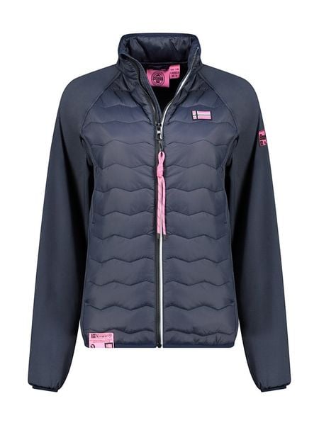 Geographical Norway Kurtka funkcyjna "Tropper" w kolorze granatowym rozmiar: L. Niebieskie kurtki sportowe damskie Geographical Norway, l, bez wzorów, bez kaptura. Za 135.49 zł.