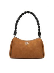 DKNY Torebka Remy R533ME54 Brązowy. Brązowe torebki klasyczne damskie DKNY, z nubiku, bez dodatków. Za 609.99 zł.