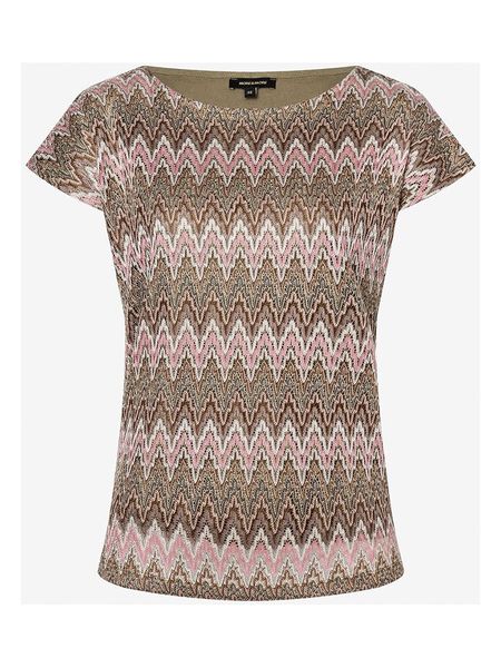 More & More Koszulka w kolorze jasnoróżowo-brązowym rozmiar: 40. Brązowe bluzki damskie More & More, bez wzorów, bez kołnierzyka, bez ramiączek. Za 91.56 zł.