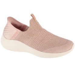 Buty sportowe Sneakersy damskie, Slip-Ins Ultra Flex 3.0 - Glitter Me. Czerwone obuwie sportowe casual damskie Skechers, trekkingowe. Za 379.99 zł.