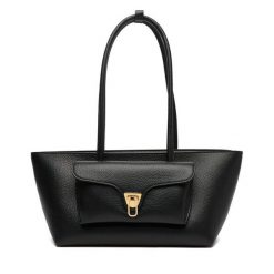 Torebka Coccinelle. Czarne torebki klasyczne damskie Coccinelle, bez dodatków. Za 1,579.00 zł.