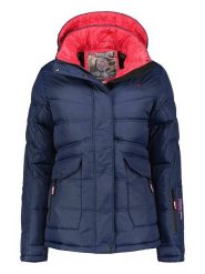 Geographical Norway Kurtka pikowana "Bonixe" w kolorze granatowym rozmiar: XL. Niebieskie kurtki damskie Geographical Norway, xl, bez wzorów, bez kaptura. Za 289.88 zł.