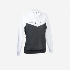 Bluza do hokeja na trawie damska Korok FH500. Niebieskie bluzy damskie KOROK, l, bez wzorów, z bawełny, bez kaptura. Za 179.99 zł.