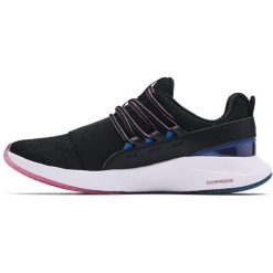 Buty do biegania damskie Under Armour Charged Breathe. Czarne obuwie sportowe damskie Under Armour, bez zapięcia, do biegania. Za 390.00 zł.