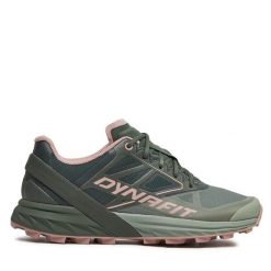 Buty do biegania Dynafit. Zielone obuwie sportowe damskie Dynafit, bez zapięcia, do biegania. Za 769.99 zł.