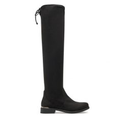 Muszkieterki Call It Spring. Czarne kozaki damskie Call it Spring, bez obcasa, na płaskiej podeszwie, bez zapięcia. Za 439.99 zł.