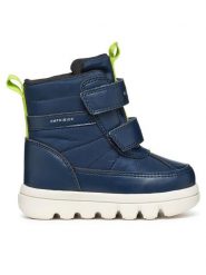 Geox Śniegowce B Willaboom Boy B Ab B365BG 0FU54 C0749 M Granatowy. Niebieskie buty zimowe chłopięce Geox, ze skóry, bez zapięcia. Za 329.99 zł.