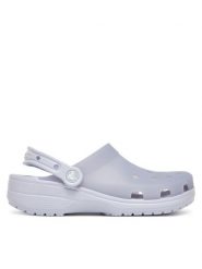 Crocs Klapki Classic Frosted Clog 210928 Fioletowy. Fioletowe klapki damskie Crocs, bez wzorów, z tworzywa sztucznego, bez obcasa, bez zapięcia. Za 139.99 zł.