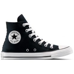 Adidasy Converse Chuck Taylor All Star Leopard, Dla obu płci. Czarne obuwie sportowe casual damskie Converse, bez zapięcia. Za 490.00 zł.