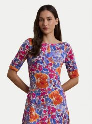 LAUREN RALPH LAUREN Sukienka codzienna 250972596001 Kolorowy Regular Fit. Sukienki damskie Lauren Ralph Lauren, bez wzorów, z bawełny, bez ramiączek. Za 469.99 zł.