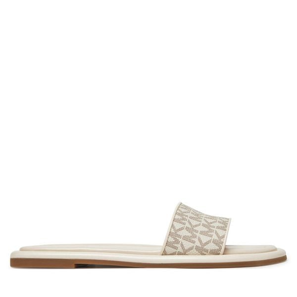 Klapki MICHAEL Michael Kors. Klapki damskie MICHAEL Michael Kors, bez wzorów, bez obcasa, bez zapięcia. Za 569.99 zł.