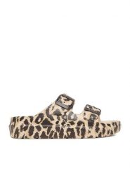 Roxy Klapki CEOWB-835120 Beżowy. Brązowe klapki damskie Roxy, bez wzorów, z syntetyku, bez obcasa, bez zapięcia. Za 99.99 zł.