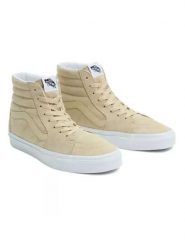 Vans Skórzane sneakersy "SK8" w kolorze beżowym rozmiar: 44. Brązowe obuwie sportowe damskie Vans, za kostkę, bez zapięcia. Za 214.45 zł.