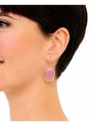 Pierres delicates Pozłacane kolczyki z tygrysim okiem rozmiar: onesize. Żółte kolczyki damskie Pierres delicates, pozłacane, z zapięciem typu bigiel. Za 51.95 zł.