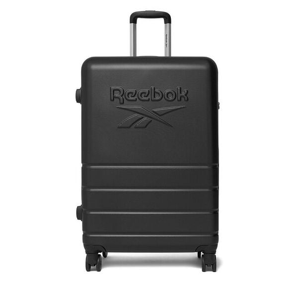 Walizka duża Reebok. Czarne walizki Reebok, bez wzorów, duże. Za 299.99 zł.