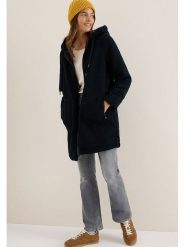 Cecil Płaszcz pluszowy w kolorze granatowym rozmiar: S. Niebieskie płaszcze damskie Cecil, s, bez wzorów, bez kaptura. Za 239.29 zł.