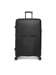 Beverly Hills Polo Club Walizka duża CEO-BHPC-WAL-007-L Czarny. Czarne walizki Beverly Hills Polo Club, bez wzorów, z tworzywa sztucznego, duże. Za 399.99 zł.