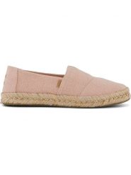 TOMS Espadryle w kolorze jasnoróżowym rozmiar: 38. Różowe espadryle damskie TOMS, bez wzorów, bez obcasa. Za 188.85 zł.