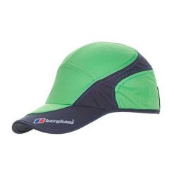 Ultralekka czapka biegowa Vapourlight Mesh Cap Berghaus. Zielone czapki z daszkiem damskie Berghaus, bez wzorów, z meshu. W wyprzedaży za 83.00 zł.