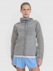 KURTKA DAMSKA 4F DO BIEGANIA ULTRALIGHT Z KAPTUREM SZARA. Szare kurtki damskie 4F, l, bez wzorów, z kapturem. Za 204.38 zł.
