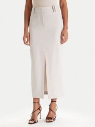 Patrizia Pepe Spódnica midi 8G0515/A498-S748 Szary Regular Fit. Szare spódnice damskie Patrizia Pepe, s, bez wzorów, z syntetyku, midi. Za 1,039.00 zł.