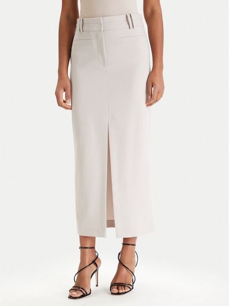Patrizia Pepe Spódnica midi 8G0515/A498-S748 Szary Regular Fit. Szare spódnice damskie Patrizia Pepe, s, bez wzorów, midi. Za 1,029.00 zł.