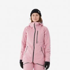 Kurtka narciarska i snowboardowa damska Quechua FR 500. Niebieskie kurtki damskie WED'ZE, na zimę, m, bez wzorów, z materiału, bez kaptura. Za 749.99 zł.
